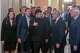 Ukraine's President Volodymyr Zelenskyy, center, is joined by from left: Sen. Katie Britt, R-Ala., Sen. Richard Blumenthal, D-Conn., Sen. James Risch, R-Idaho, and Sen. Roger Wicker, R-Miss., as he arrives at the U.S. Capitol for a meeting of bipartisan leaders of the Lindsey O. Graham Sanctioning Russia and Iran Act of 2026, Tuesday, July 28, 2026, in Washington.