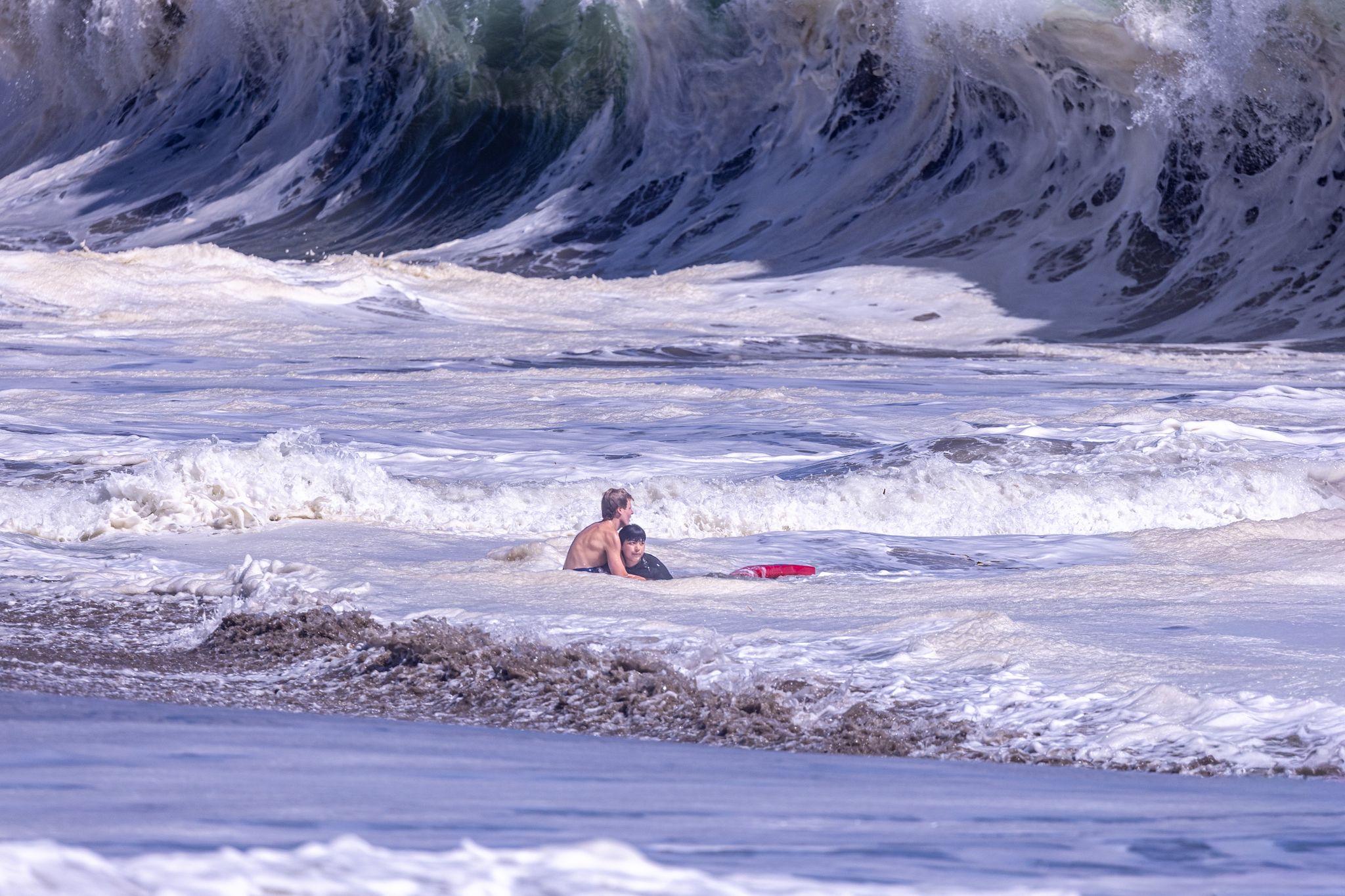 Teen Lifeguard Rescues Young Boy from Santa Cruz Surf