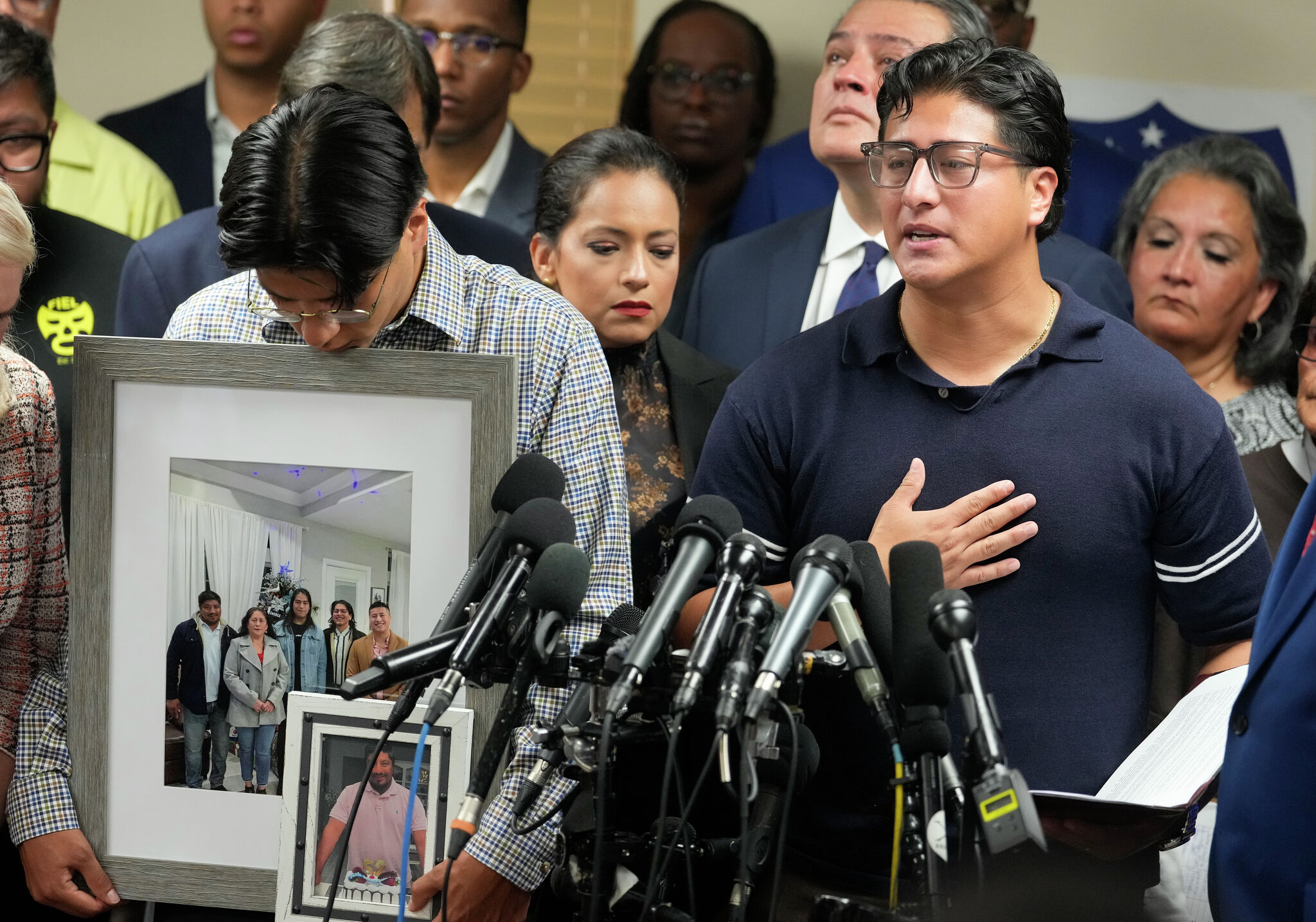 Houston ICE victim's son delivers heartbreaking plea to city leaders