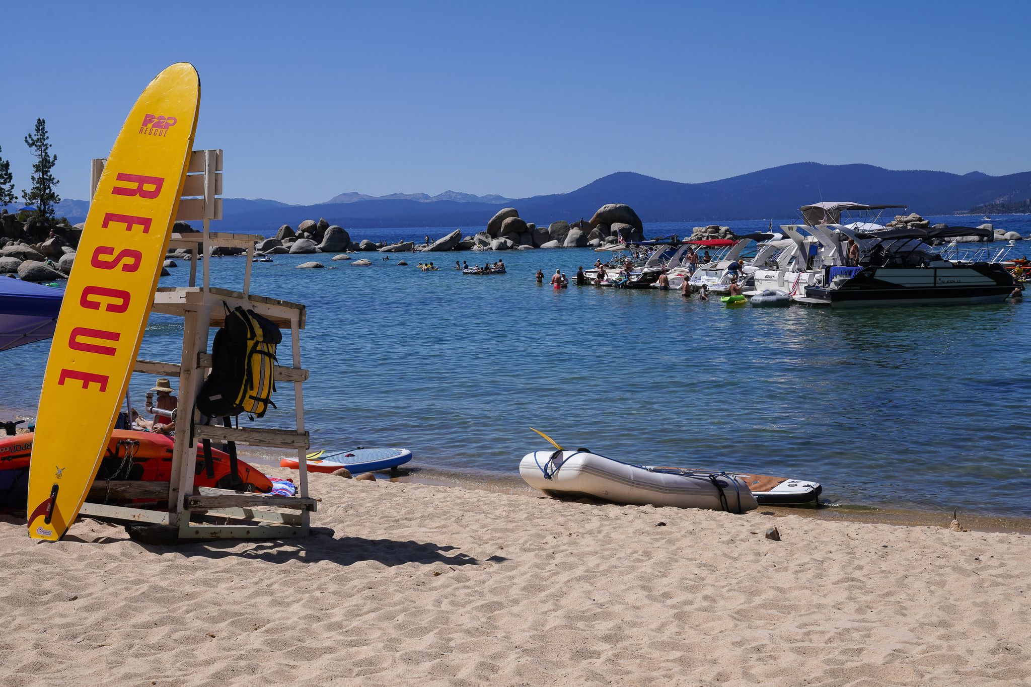 Amazon software engineer dies at popular Lake Tahoe beach