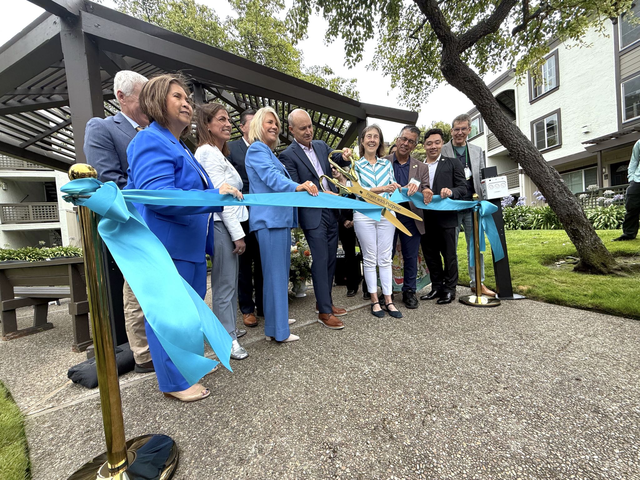 Ssf: Ribbon Cut On Largest Multi-Family Ev Charging Instalation In California