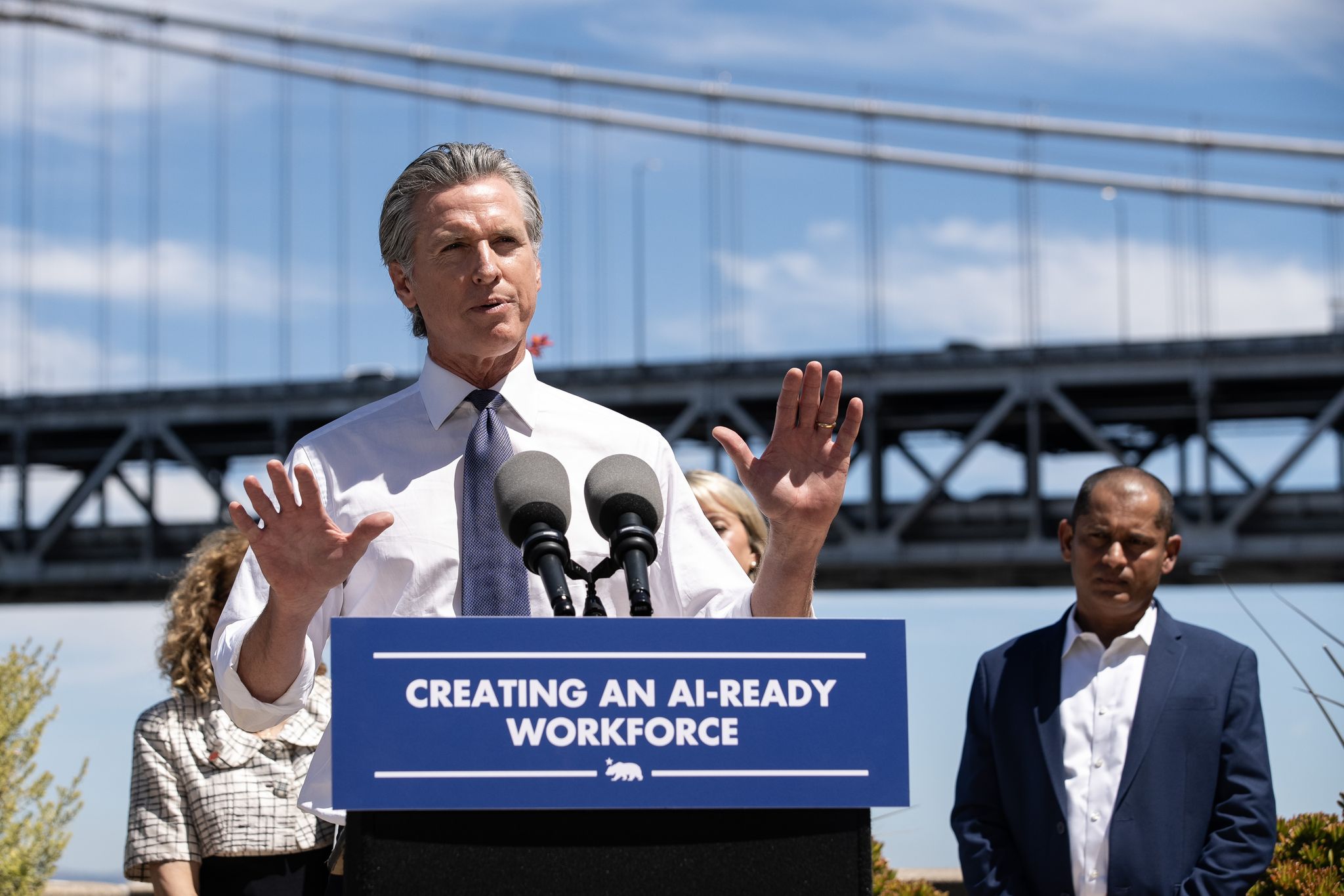 sfchronicle.com - Joe Garofoli - 2028 will be the AI election. Newsom and Trump agree on one plan to address it