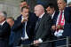 UEFA President Aleksander Ceferin, left, talks to FIFA President Gianni Infantino before a round of sixteen match between Switzerland and Italy at the Euro 2024 soccer tournament in Berlin, Germany, Saturday, June 29, 2024. Infantino recently backtracked off a plan to sell minority stakes in the World Cup to outside investors, including Joshua Kushner, the brother of President Donald Trump's son-in-law, Jared Kushner. UEFA members threatened to boycott the World Cup over the plan, and the confederations from North and Central America as well as Asia also spoke out against it.