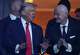 U.S. President Donald Trump and Gianni Infantino, President of FIFA, chat during the FIFA World Cup 2026 Official Draw at John F. Kennedy Center for the Performing Arts on Dec. 5, 2025, in Washington, D.C. Infantino recently backtracked off a plan to sell minority stakes in the World Cup to outside investors, including Joshua Kushner, the brother of Trump's son-in-law, Jared Kushner. UEFA members threatened to boycott the World Cup over the plan, and the confederations from North and Central America as well as Asia also spoke out against it.