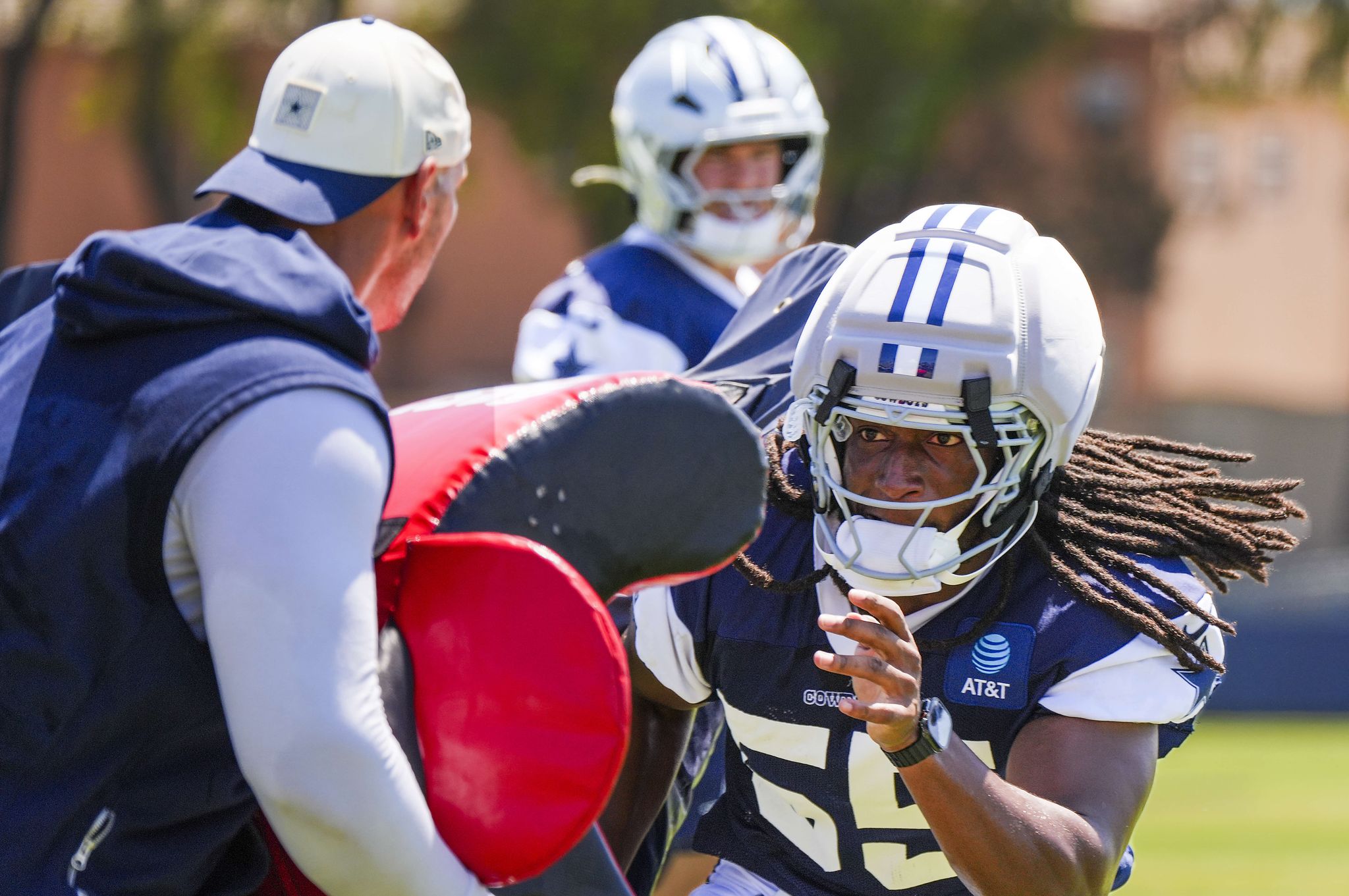 Cowboys rookie Jaishawn Barham's versatility becoming a 'cheat code' for Christian Parker Staff Writers Aug 5, 2026