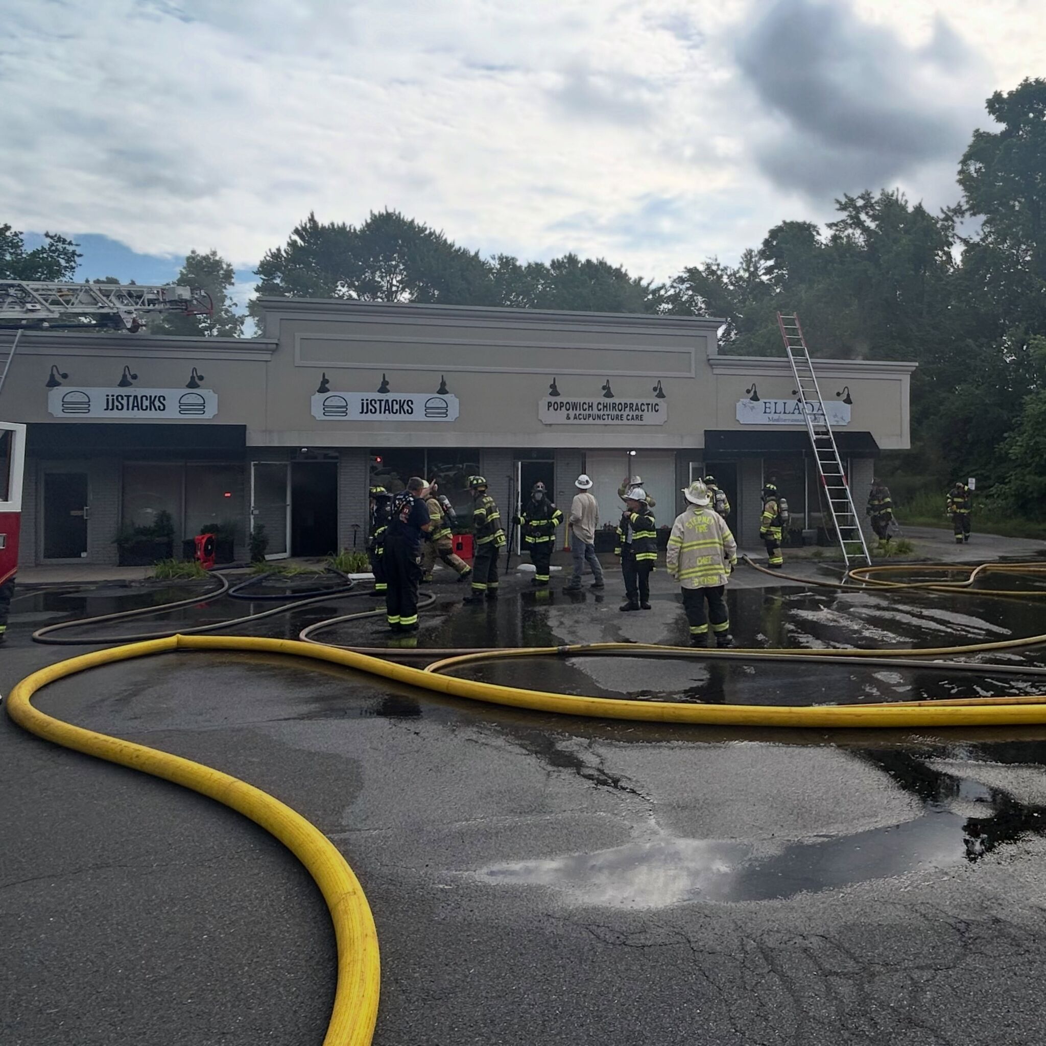 Newtown restaurant 'completely lost' after fire at South Main Street strip mall