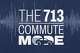 A promotional graphic for The 713: Commute Mode audio news report