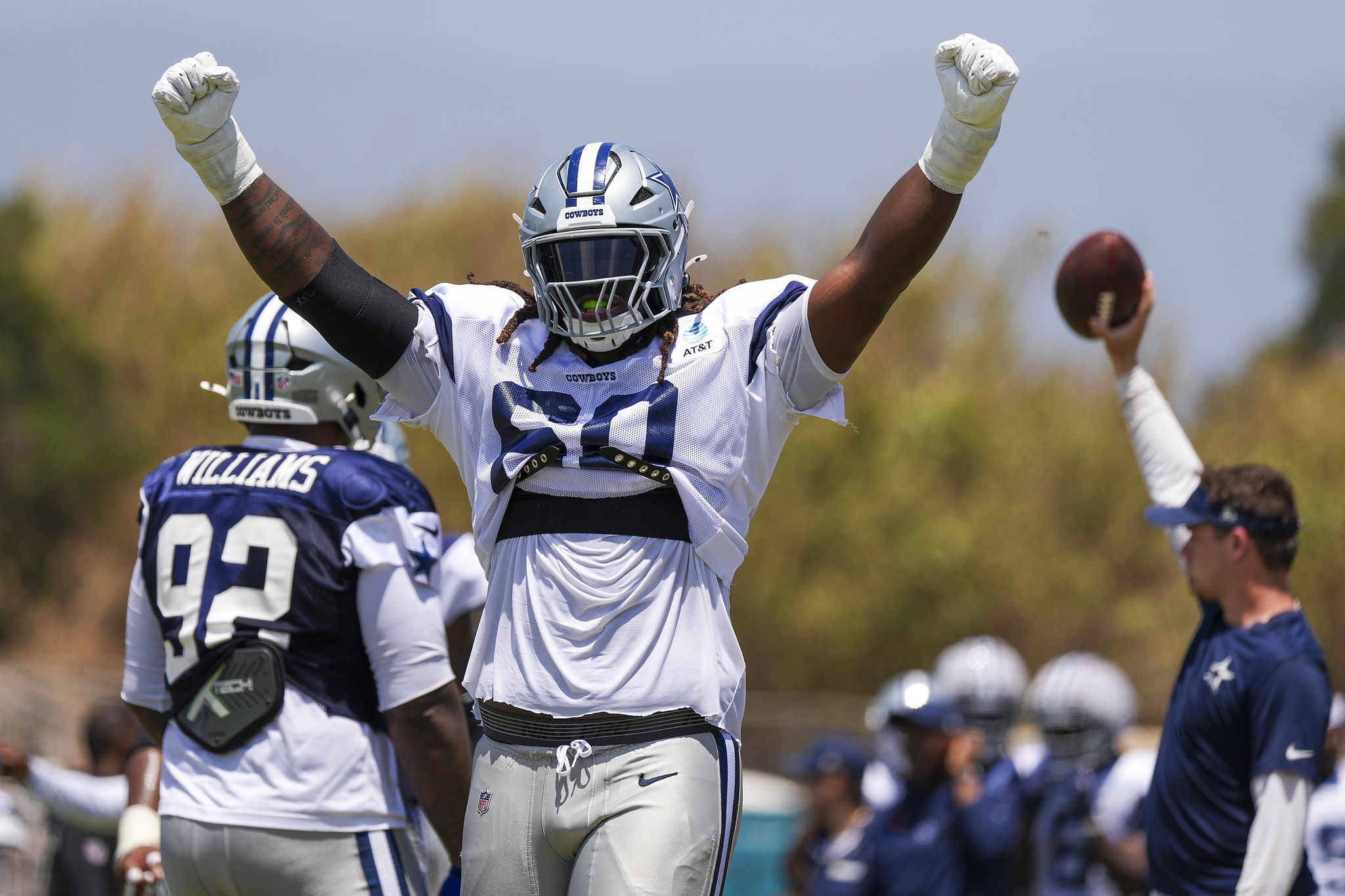 Cowboys' left tackle competition between Tyler Guyton, Nate Thomas has been settled