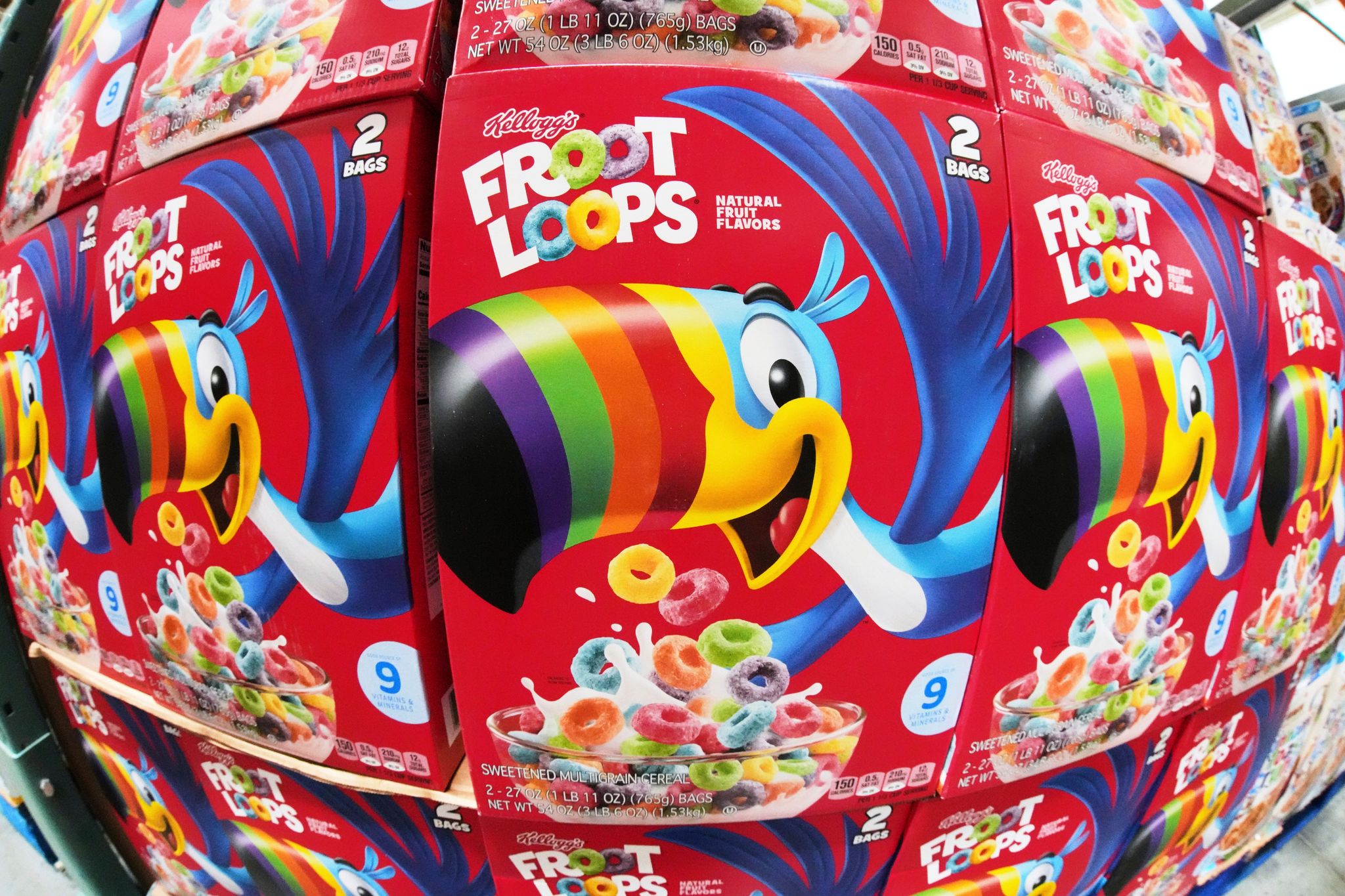 Kellogg retirará colorantes artificiales de sus cereales