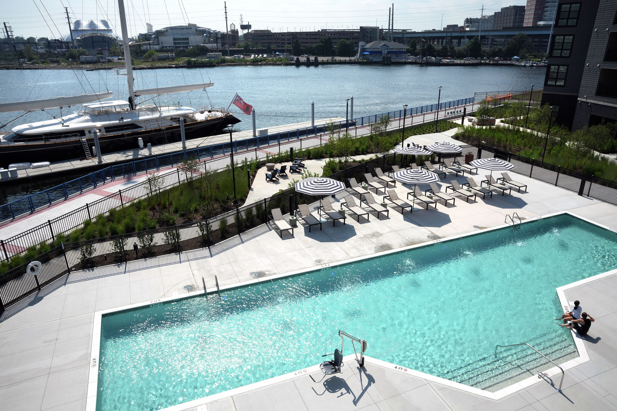 What does nearly $10,000 monthly rent get you at CT's newest waterfront complex?