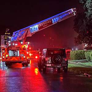 Lightning believed to have sparked large Connecticut house fire, officials say
