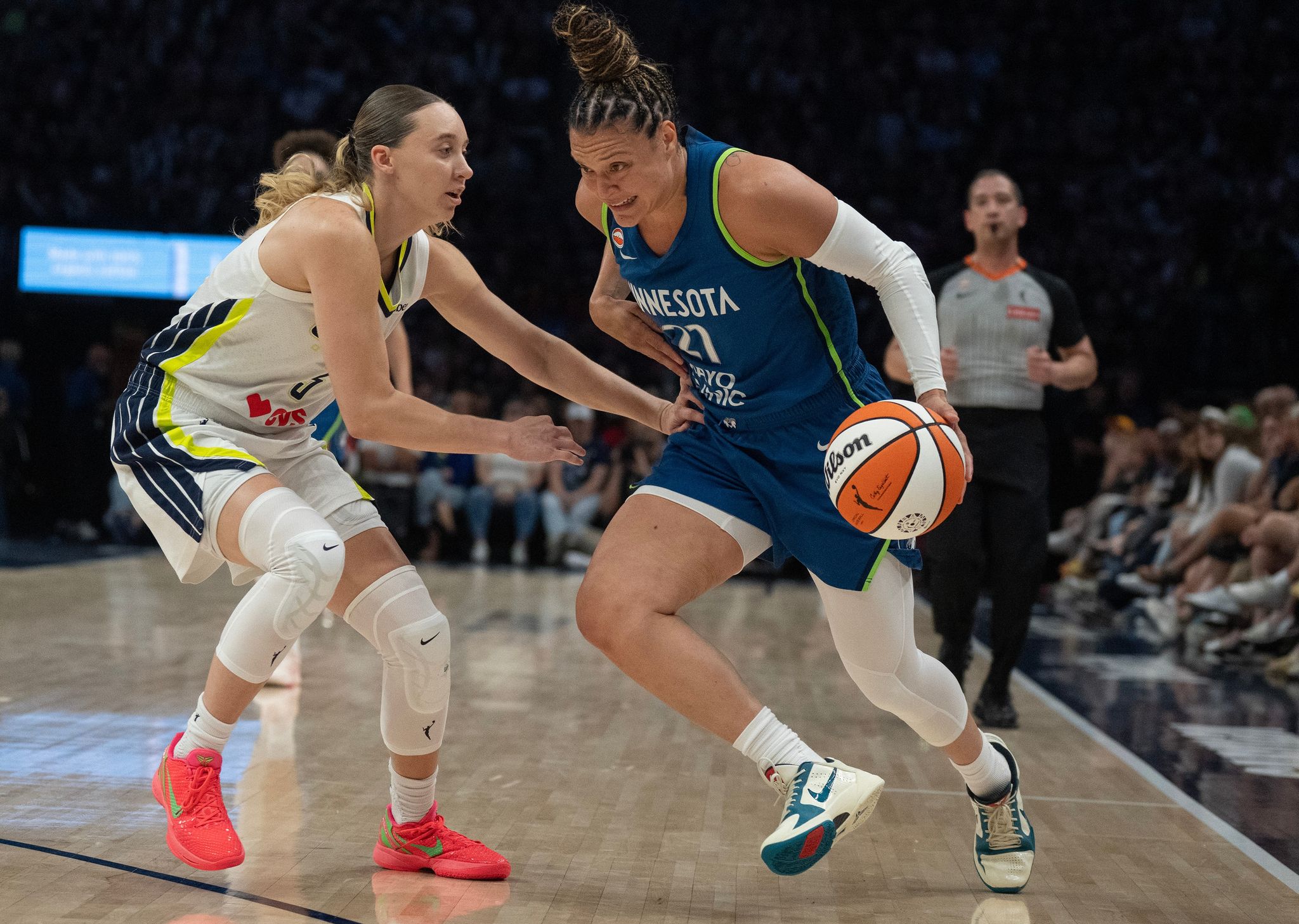 Gate Guard Game Lynx guard Kayla McBride sets WNBA record by making 10 3s in win over ...