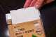 A multi-use compostable paper towel that contains plastic from plants is displayed at CJ Biomaterials, Monday, Aug. 3, 2026, in Woburn, Mass.