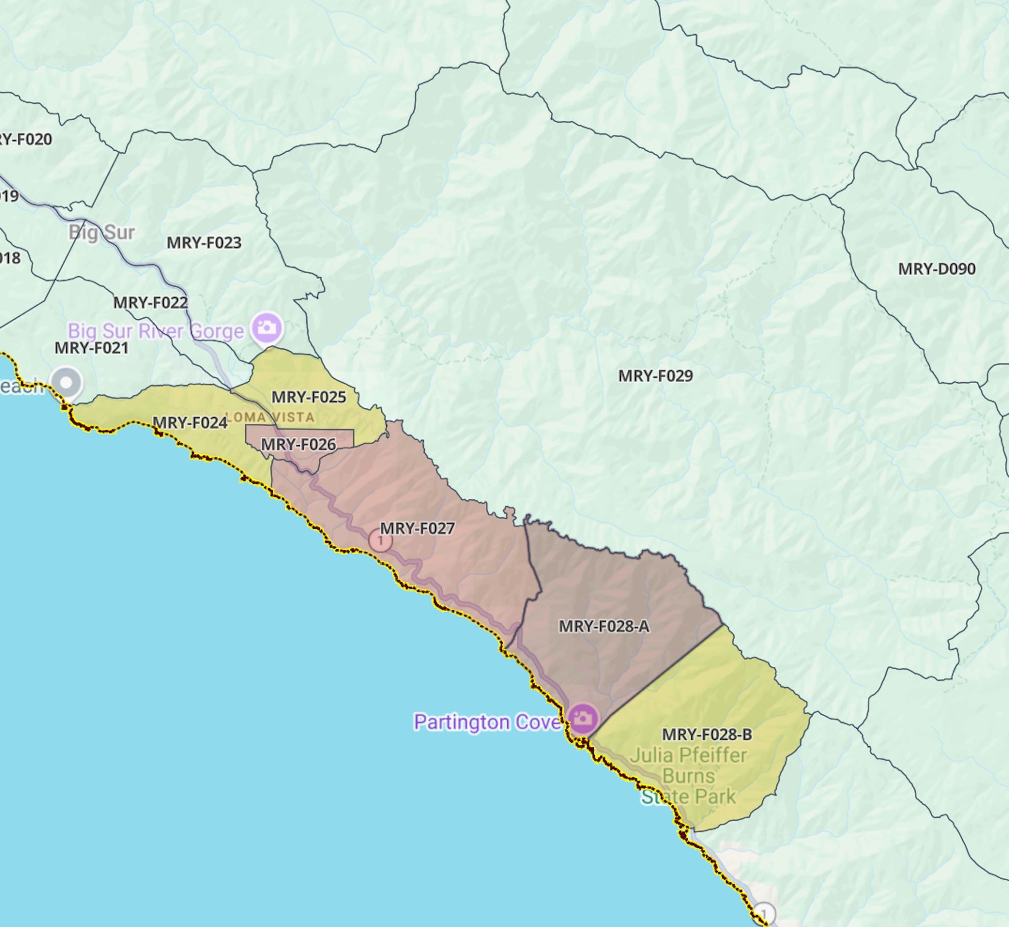 Monterey Co.: Evacuation Orders Given For Big Sur Residents North Of ...