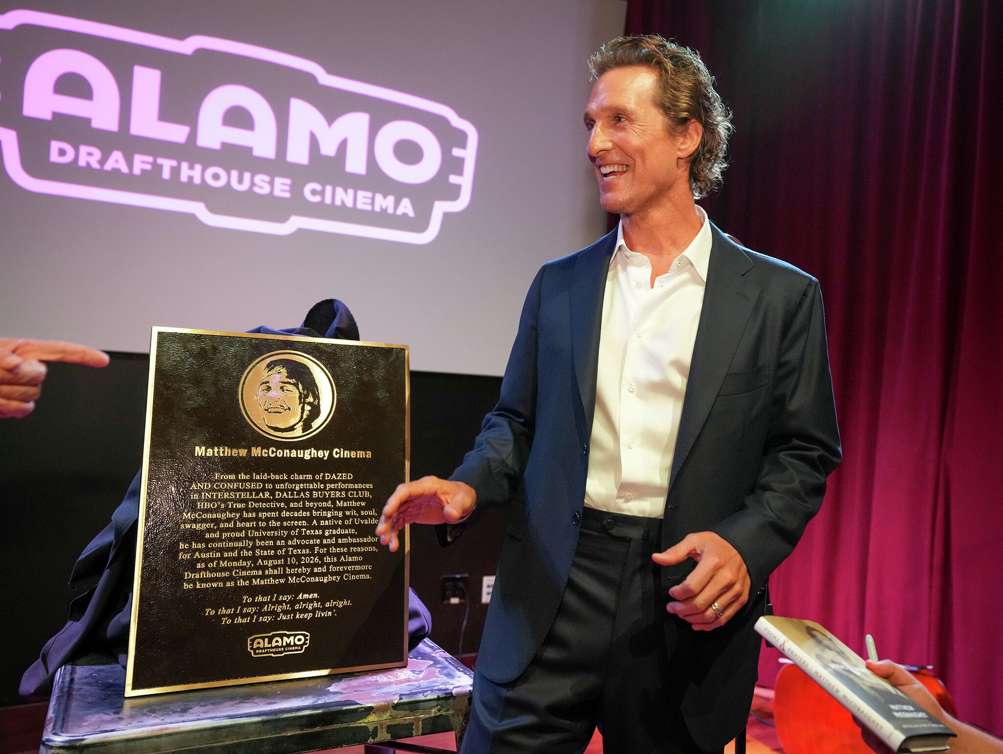 Matthew McConaughey gets an Alamo Drafthouse movie theater named after him: See photos