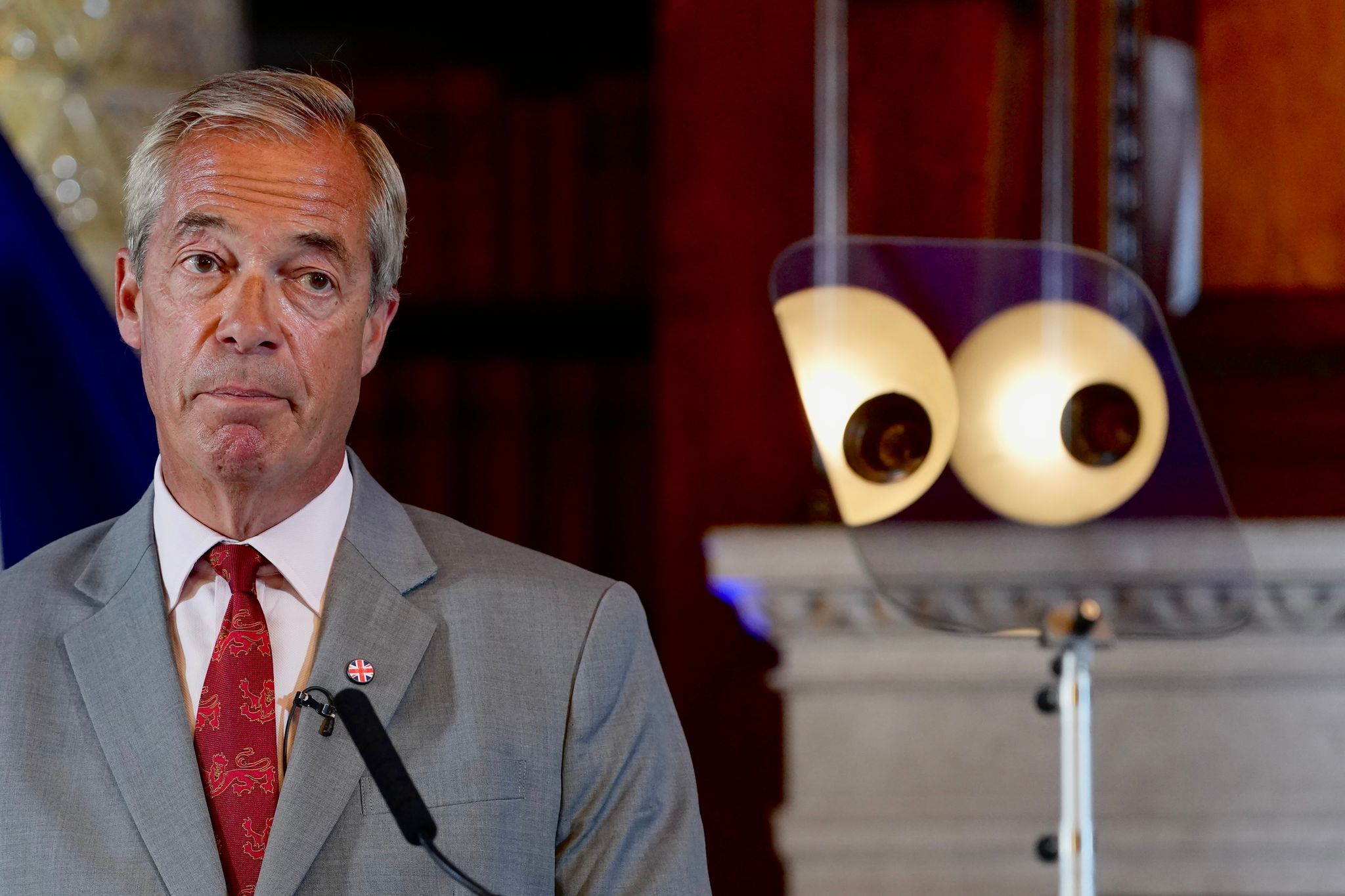 For Nigel Farage, success brings new pressures and a showdown with Count Binface By JILL LAWLESS , Associated Press Aug 10, 2026