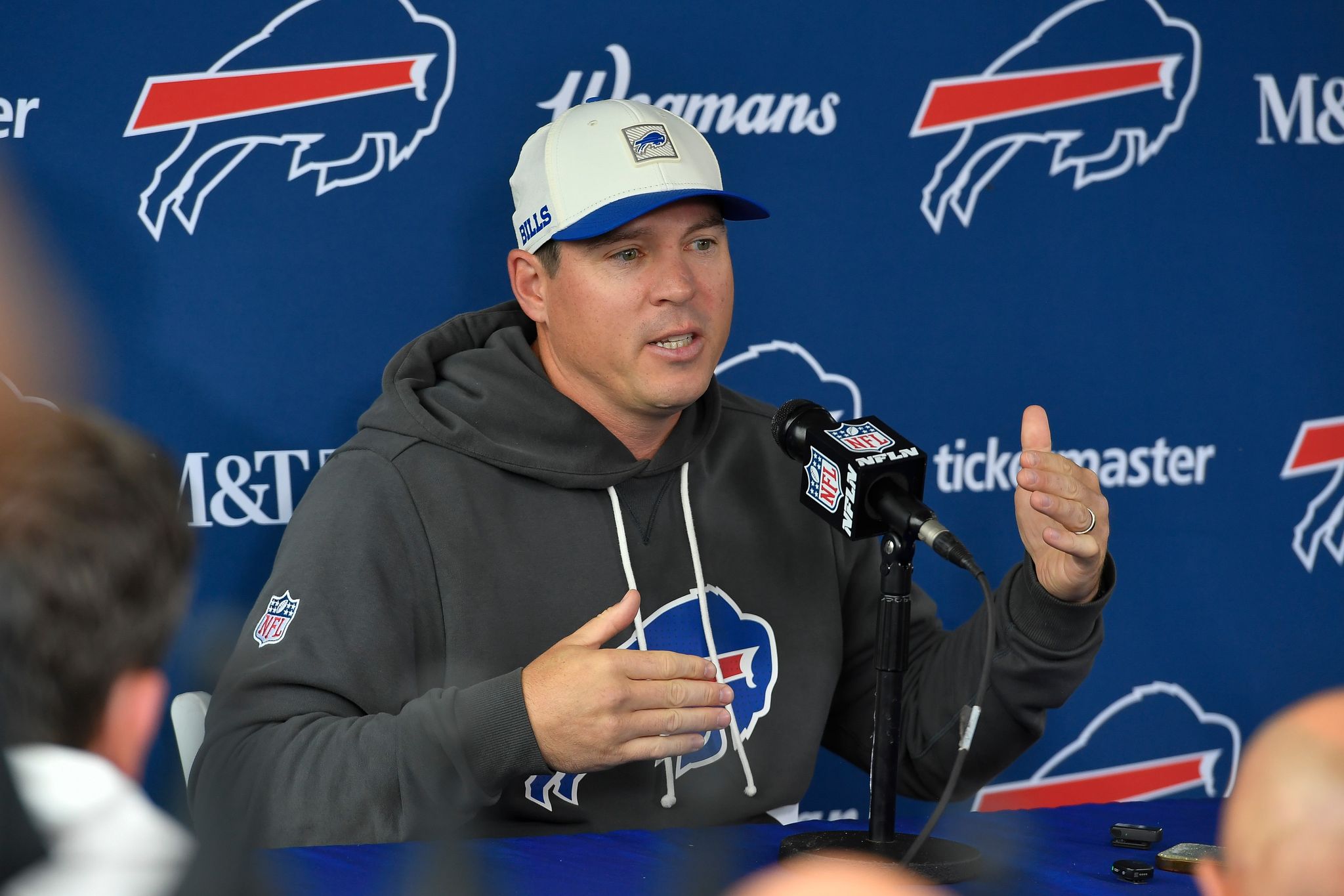 Leonhard emphasizes tackling in expecting Bills defensive starters to play in preseason opener By JOHN WAWROW , AP Sports Writer Aug 11, 2026