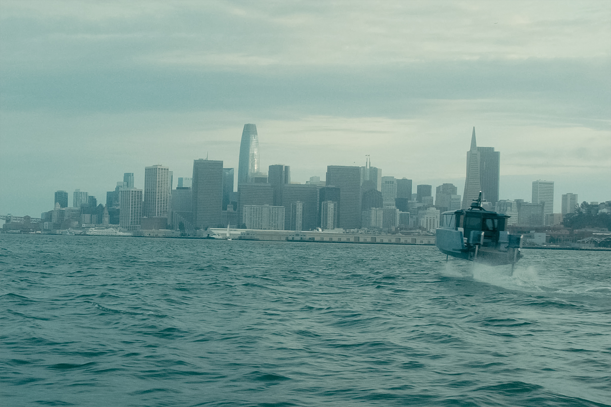 sfgate.com - Matthew Brown - What it's like aboard a Bay Area startup's flashy, flying, fully electric boat