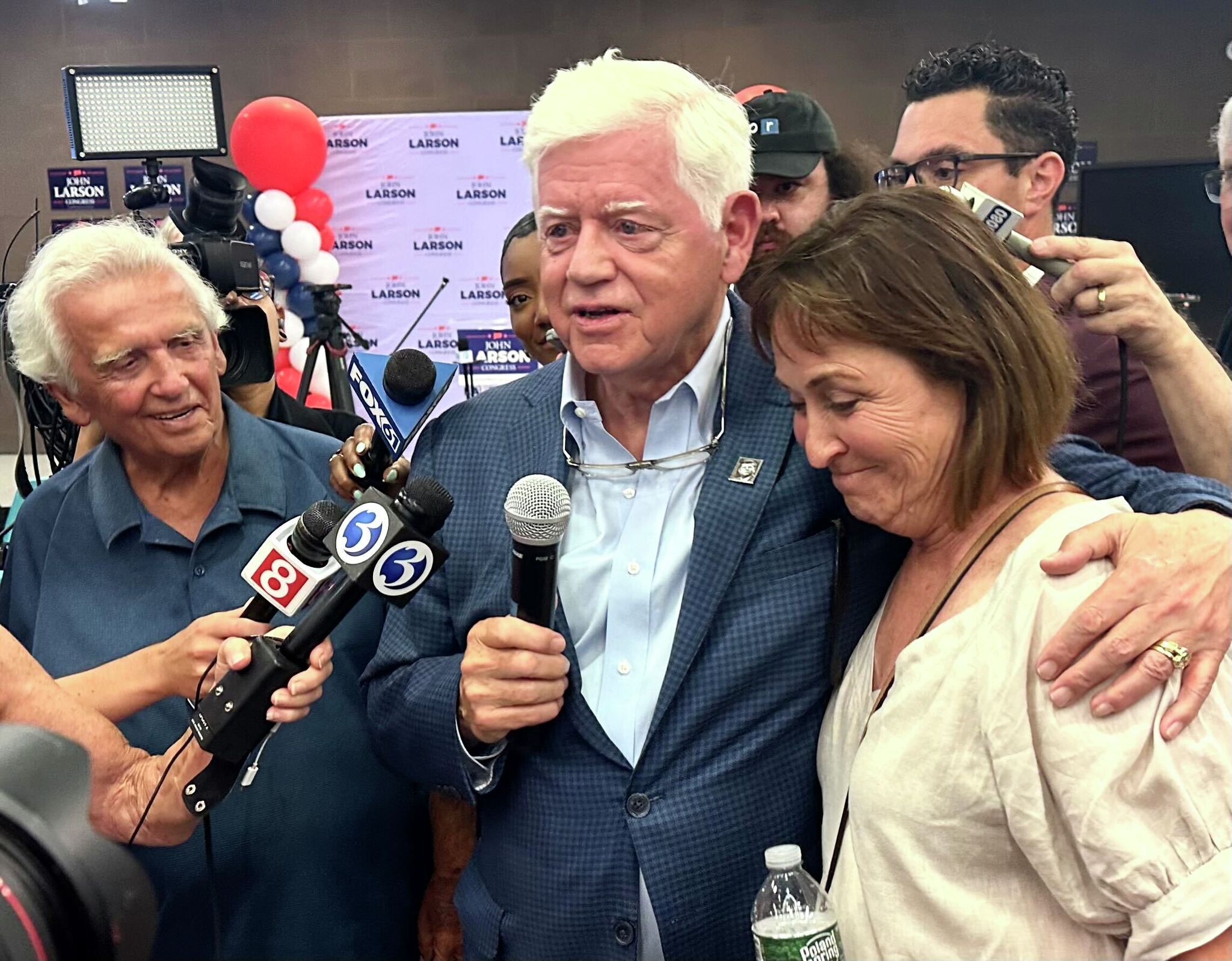 What comes next for U.S. Rep. John Larson after loss to Luke Bronin? Staff Writer Aug 13, 2026