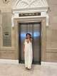 Mindy Escobedo poses at The Rice after selecting the Crystal Ballroom as her venue in June 2026.