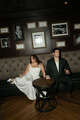 Elizabeth Theeuwes and her fiancé pose for engagement photos at Lawless Spirits & Kitchen inside The Rice building in downtown Houston. The wedding venue abruptly announced its permanent closure on Aug. 7, leaving customers with upcoming events scrambling to make new plans.