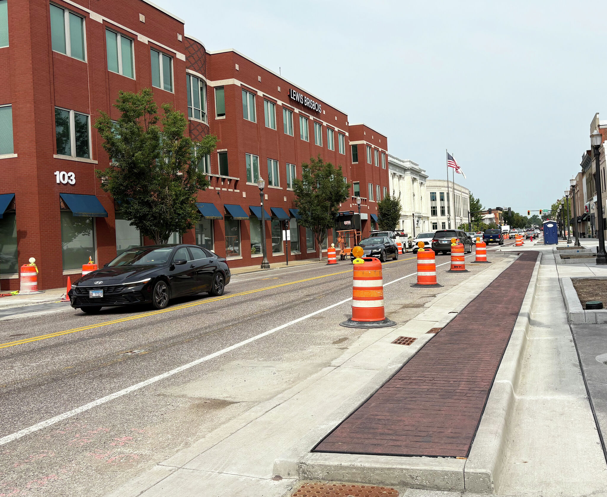 Downtown Edwardsville will gain 13 parking spots as construction projects near end
