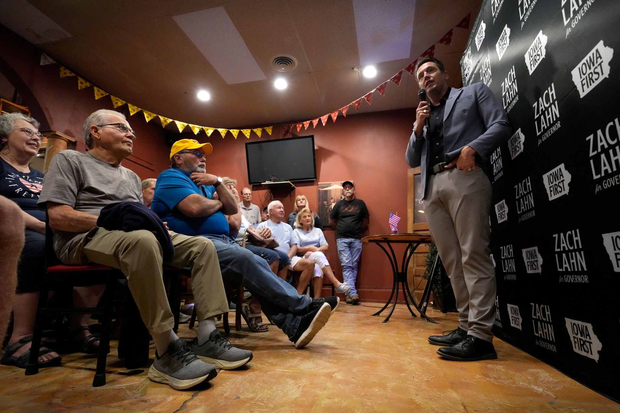 Iowa Republican Zach Lahn confronts curiosity, and concerns, in outsider bid for governor By HANNAH FINGERHUT , Associated Press Aug 13, 2026