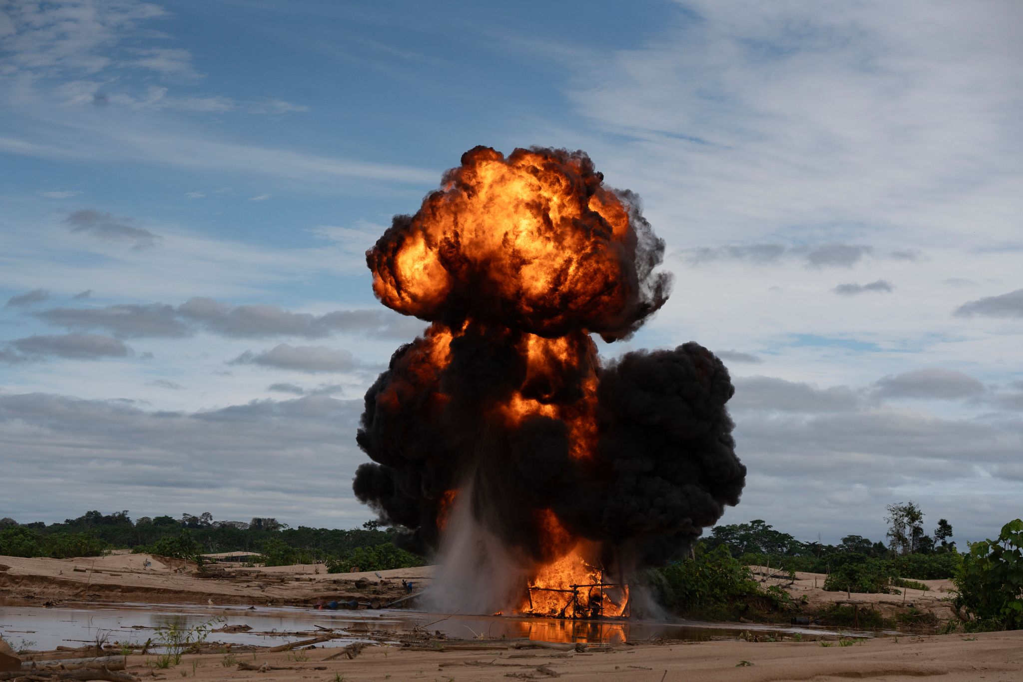 chron.com - STEVEN GRATTAN - Peru steps up fight against illegal gold mining as activity enters protected Amazon reserve