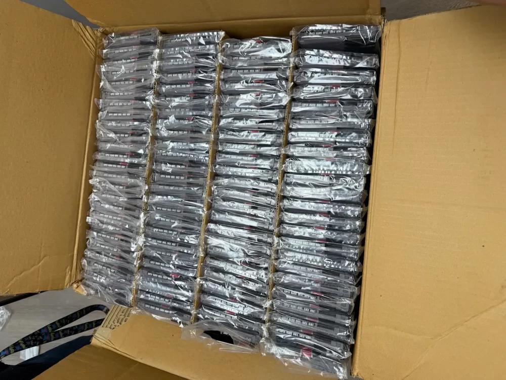 rare cartridges discovered in a cardboard box in wisconsin pop culture store