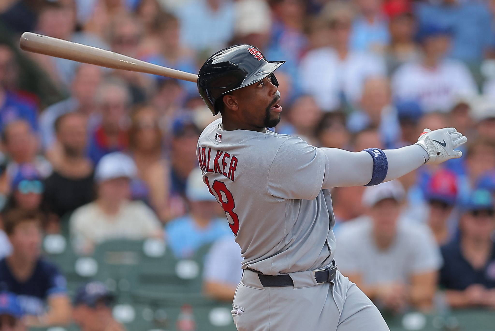 Alec Burleson and Jordan Walker both homer and drive in 4 runs as the Cardinals pound the Cubs 11-4