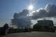 FILE - Smoke rises following a Ukrainian drone strike on a warehouse belonging to online retailer Wildberries, in St. Petersburg, Russia, on Friday, July 24, 2026. (UGC via AP, File)