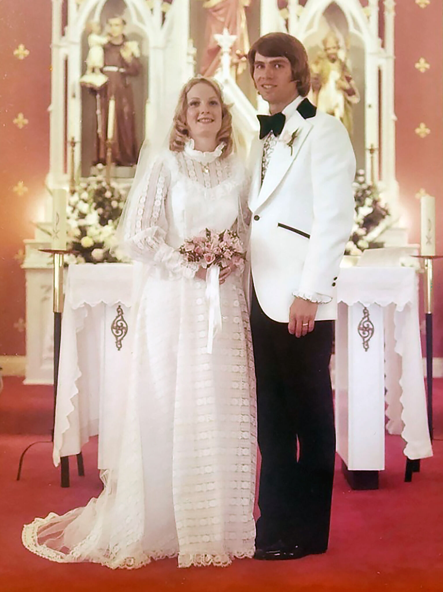 Gordon and Christine White celebrating 50th wedding anniversary