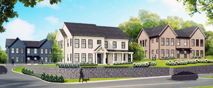Design praised to replace two 1800s homes in Bethel with 18 units