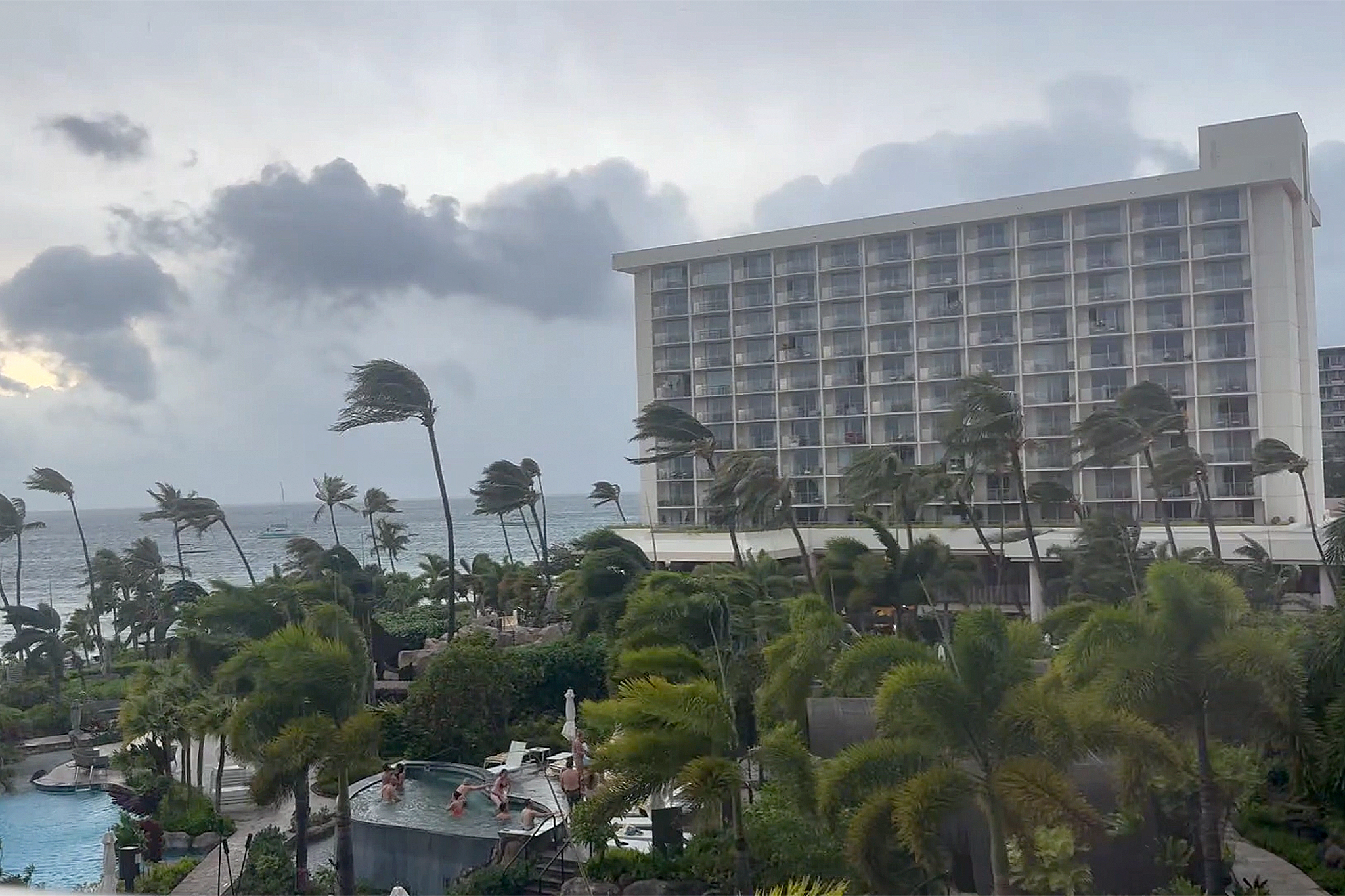 Bay Area man appalled as 'bonehead tourists' swim during Hawaii hurricane