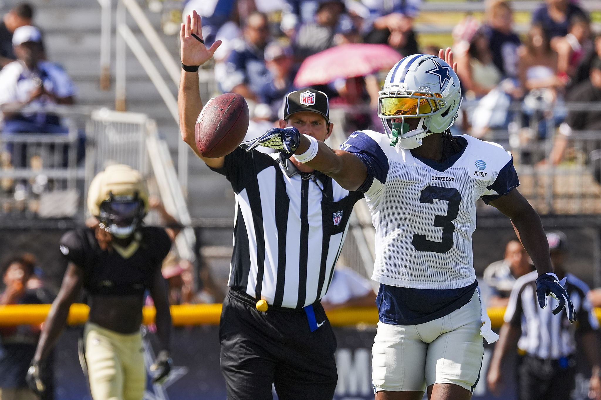 Cowboys' George Pickens responds to Greg Newsome II's claim that Giants have NFL's 'best' CB group