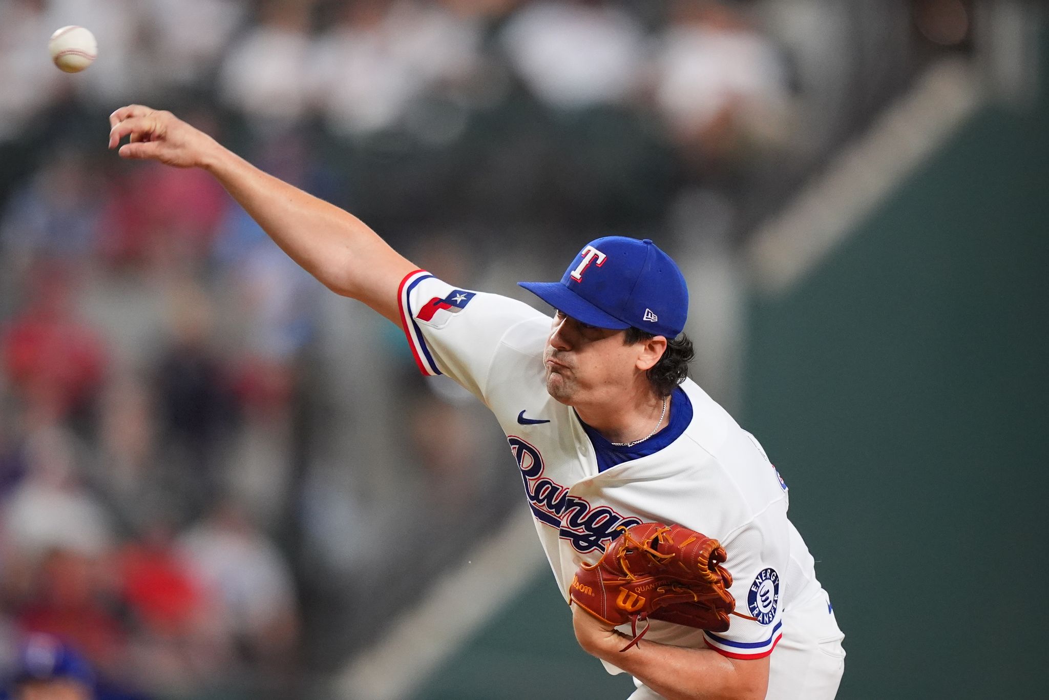 The Rangers beat the Nationals 5-0 behind Cal Quantrill's 7 innings, Foscue's homer