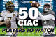 Law's Matt Witteman and Windsor's Jayden Compton are among our picks for the 50 CIAC football players to watch in 2026.