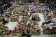 Volunteers sort aid bound for people affected by the earthquake in Choco department, in Bogota, Colombia, Tuesday, Aug. 18, 2026.