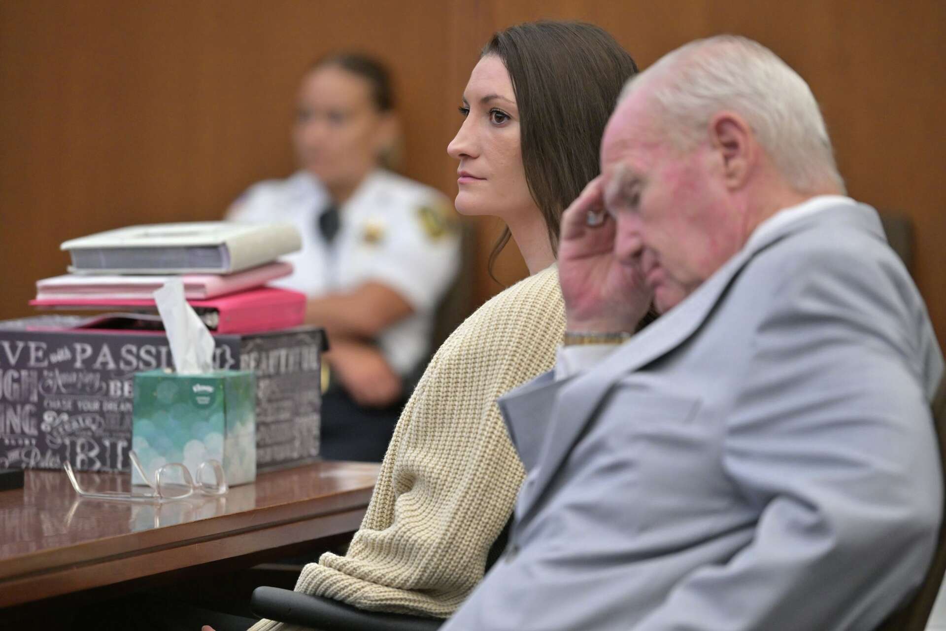 Women rally for Lindsay Clancy who is on trial for killing her 3 kids