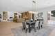 An open-concept floor plan allows residents and visitors to flow from the dining room to the kitchen and living space.