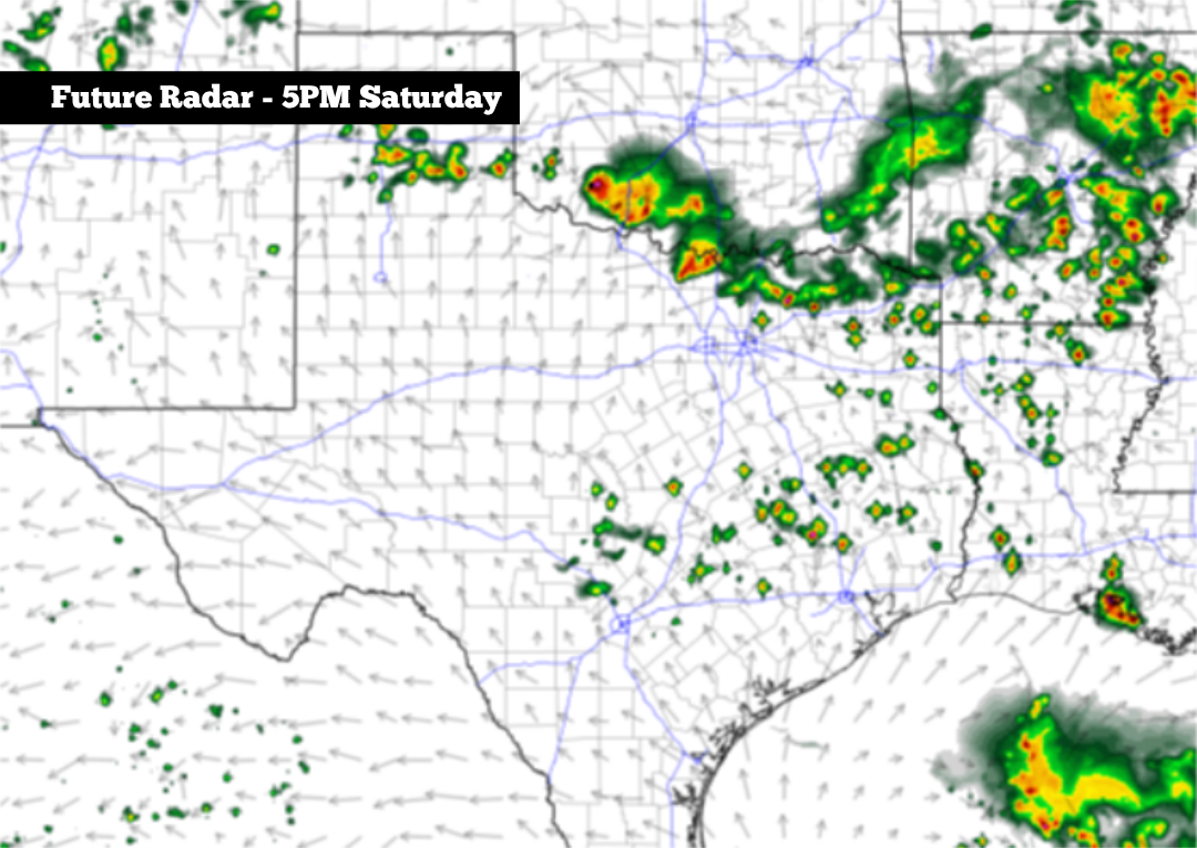 Heat-induced storms to form over Texas Saturday. Here’s where.
