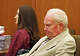 Lindsay Clancy, left, and defense attorney Kevin Reddington during Clancy's murder trial in Plymouth Superior Court Aug, 21, 2026.