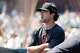 San Francisco Giants infielder Marcelo Mayer seen ahead of an MLB game between the Giants and Detroit Tigers at Oracle Park in San Francisco, Sunday, Aug. 09, 2026. Mayer, 23, was acquired from the Boston Red Sox on Aug. 3.