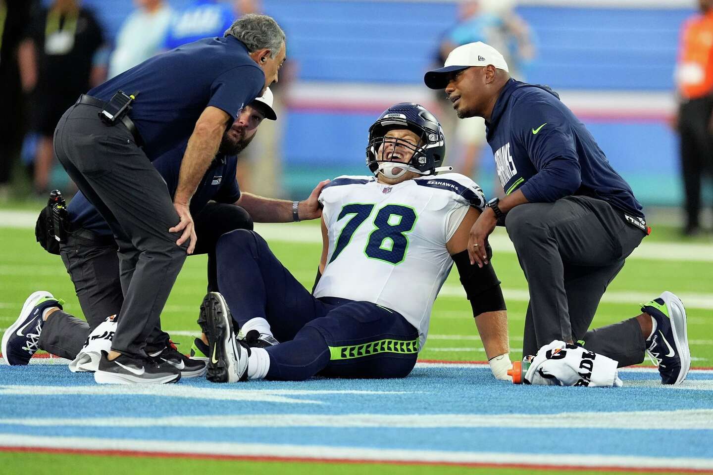 Rookie LB Bud Clark among 2 major injuries for Seahawks against the Titans