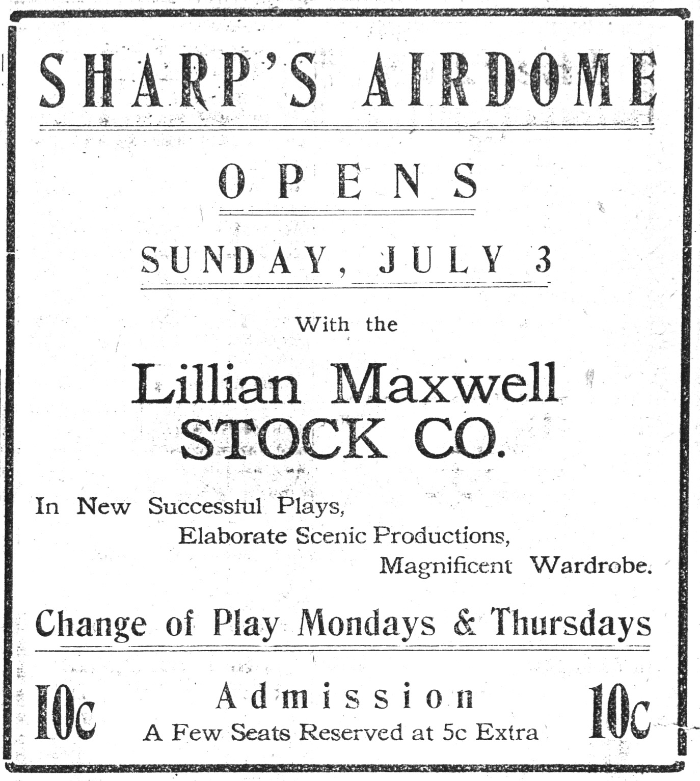 From the Museum's Archives: The story of Manistee's Airdome