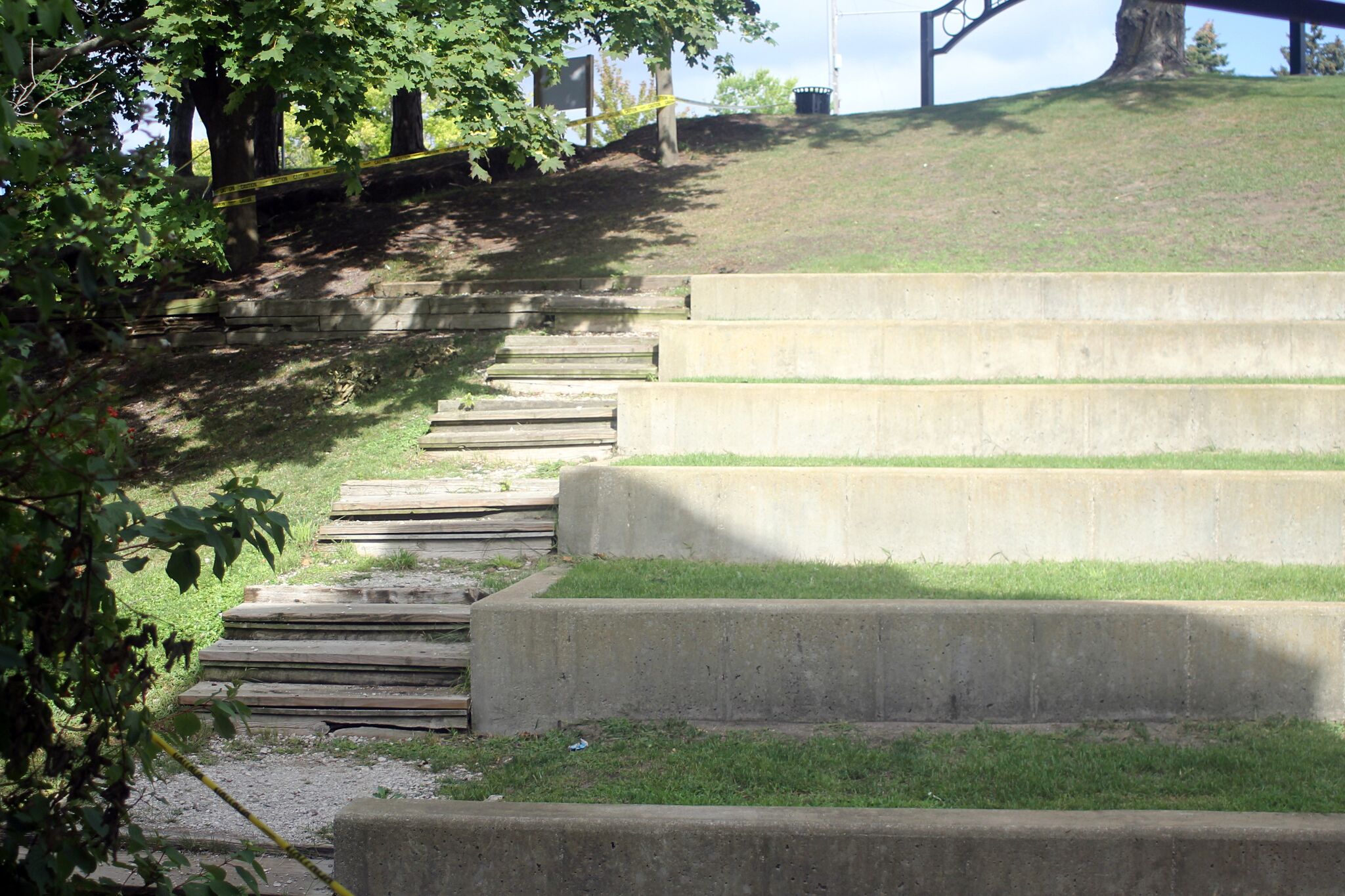 Band shell stair reconstruction moving forward in city of Manistee