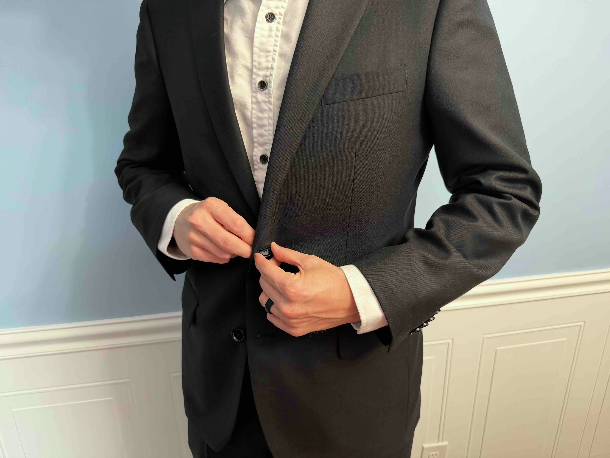 I got a custom Indochino suit. I don't want to go back to off-the-rack.