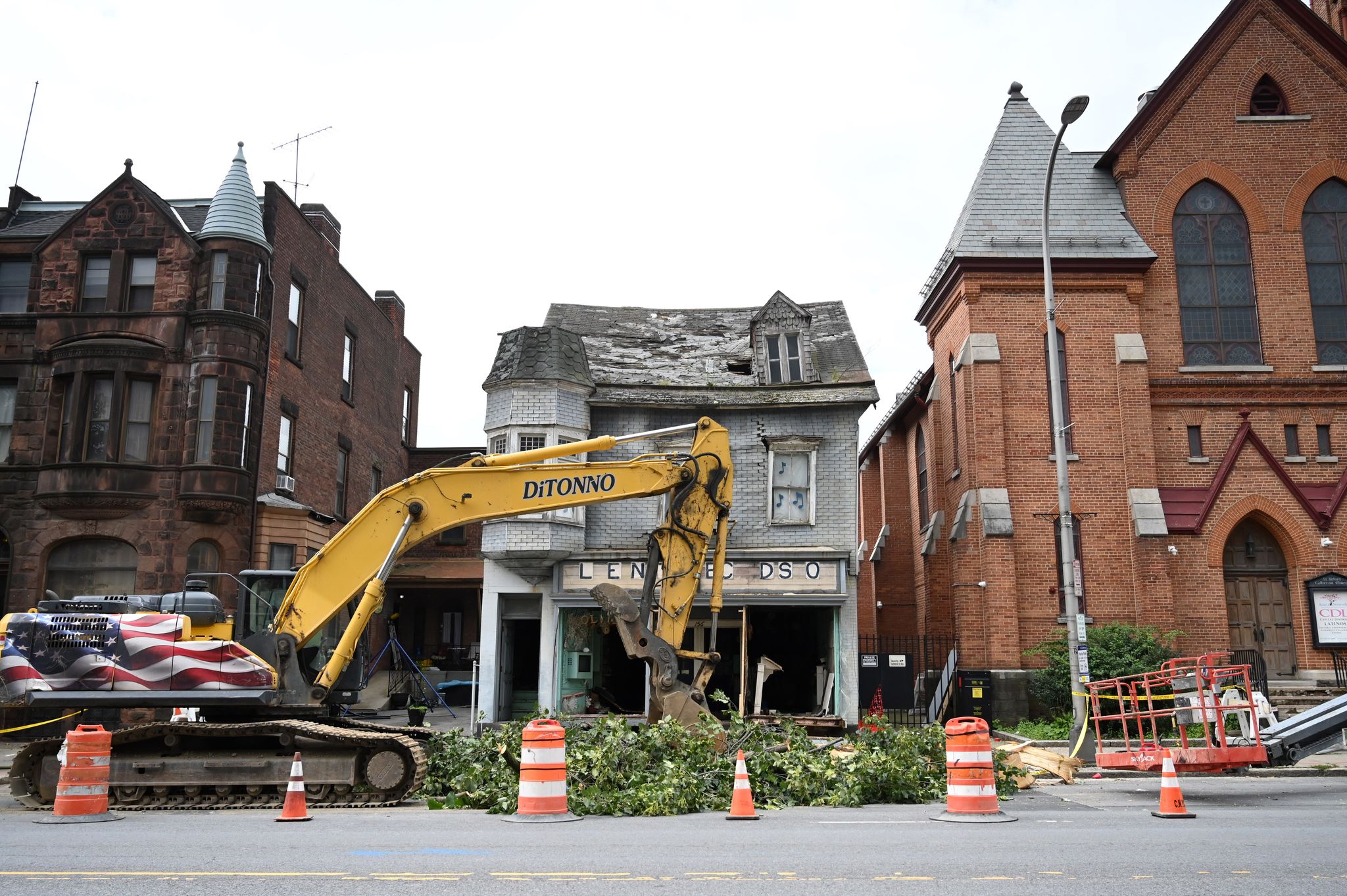 The decline of a once-venerable record shop, demolished last month, has its origins in a tangled family history.