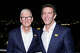 Tim Cook and John Ternus at Apple TV’s “Ted Lasso” Season 4 premiere after-party held at the Academy Museum of Motion Pictures on July 27, 2026, in Los Angeles.