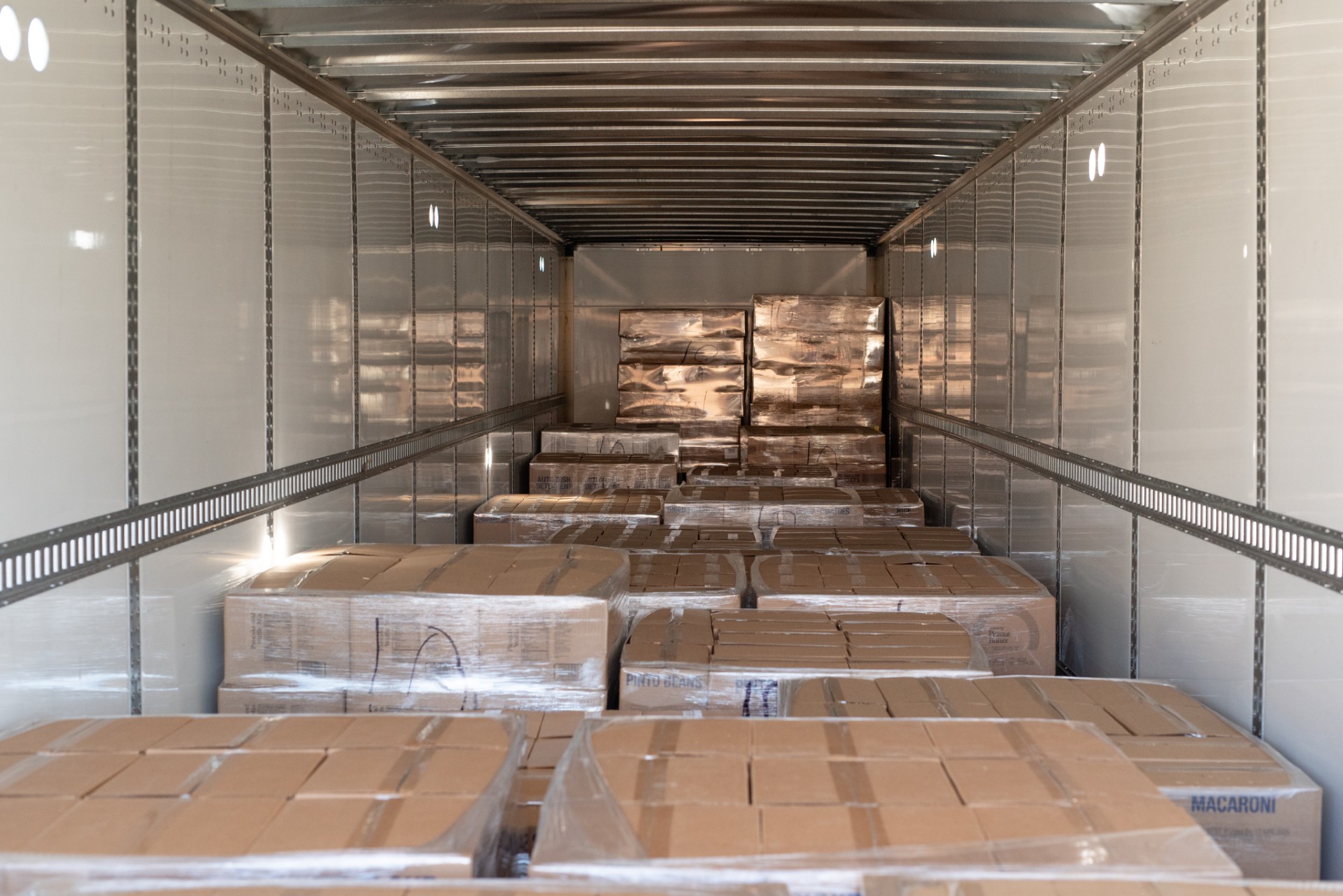 Church of Jesus Christ of Latter-day Saints presents group with 34,000 pounds of food